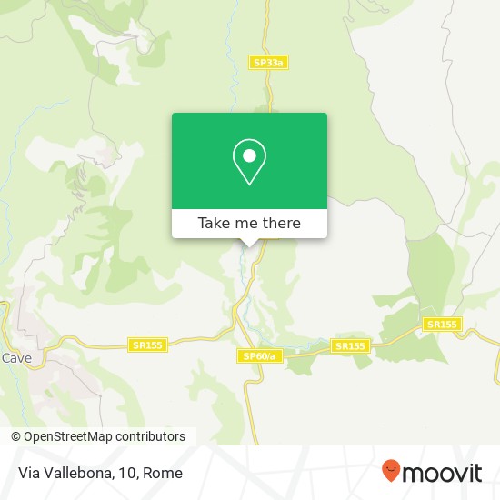 Via Vallebona, 10 map