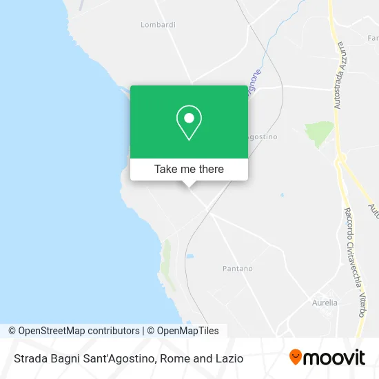 Bagni Sant'Agostino Road map