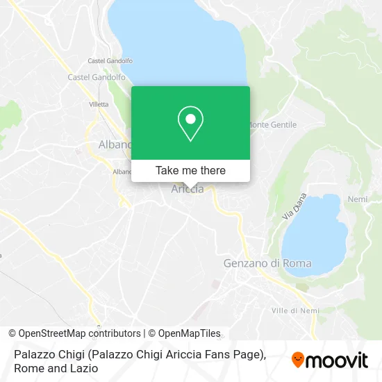 Chigi Palace (Chigi Palace Ariccia Fans Page) map