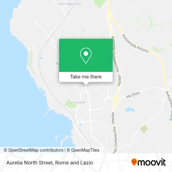 Aurelia North Street map