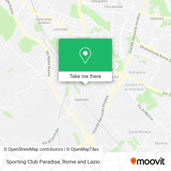 Sporting Club Paradise map