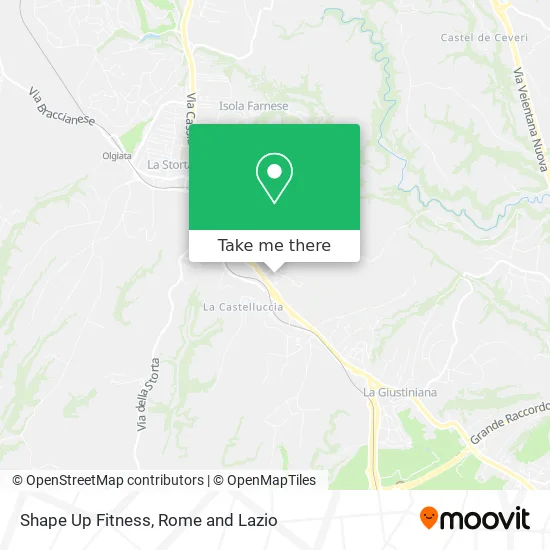 Shape Up Fitness map