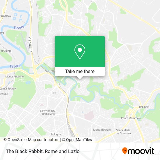 The Black Rabbit map