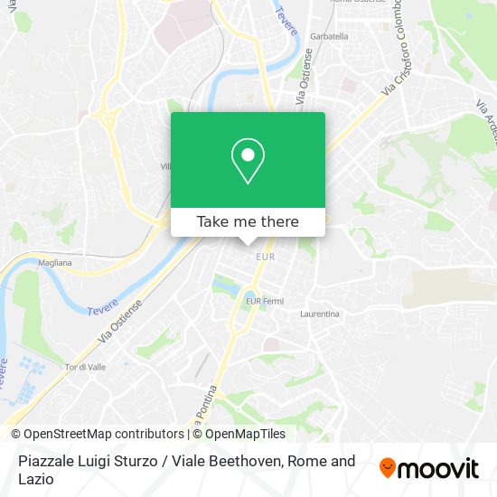 Piazzale Luigi Sturzo / Viale Beethoven map