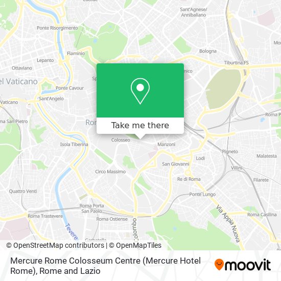 Mercure Rome Colosseum Centre (Mercure Hotel Rome) map