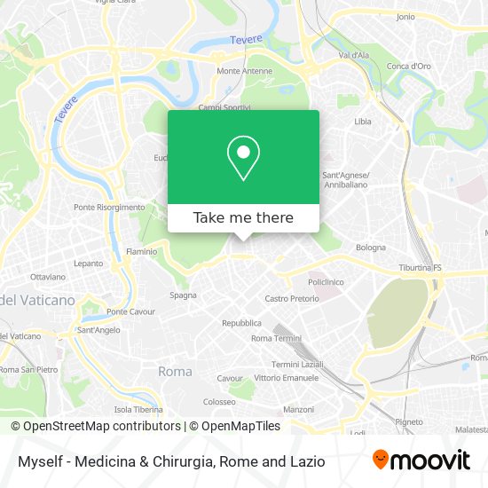 Myself - Medicina & Chirurgia map