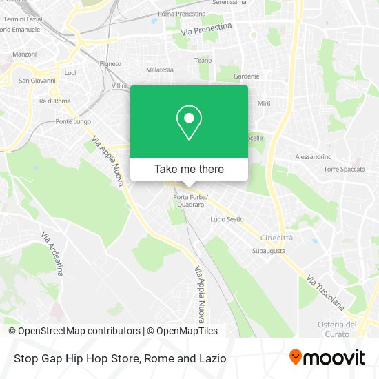 Stop Gap Hip Hop Store map