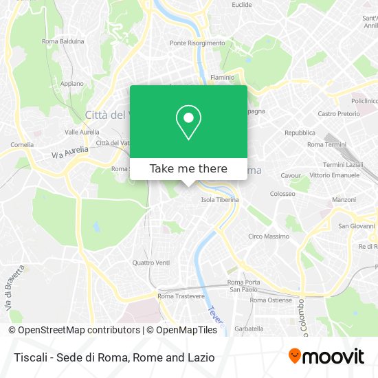 Tiscali - Sede di Roma map