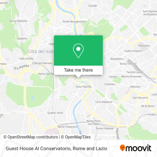Guest House Al Conservatorio map