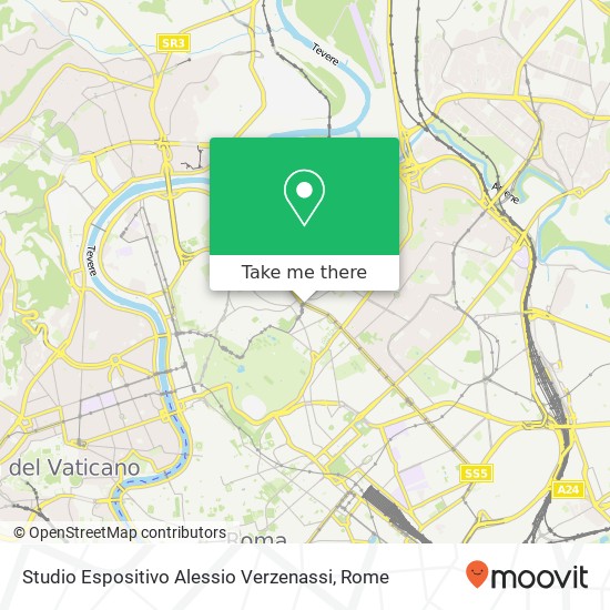 Studio Espositivo Alessio Verzenassi map