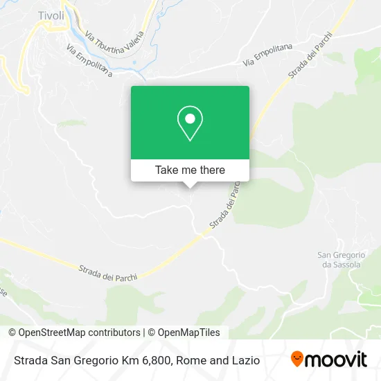 San Gregorio Road Km 6.800 map