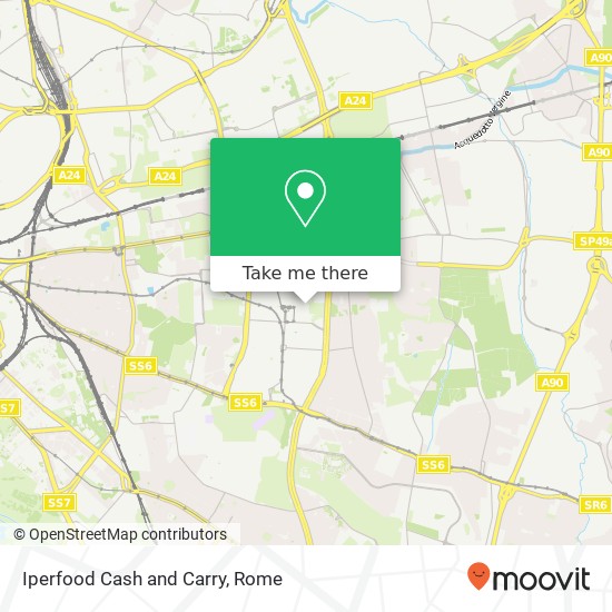 Iperfood Cash and Carry map