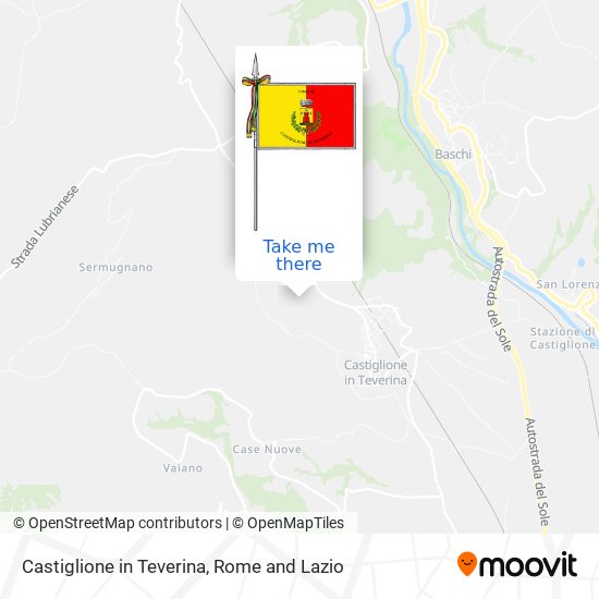 Castiglione in Teverina map
