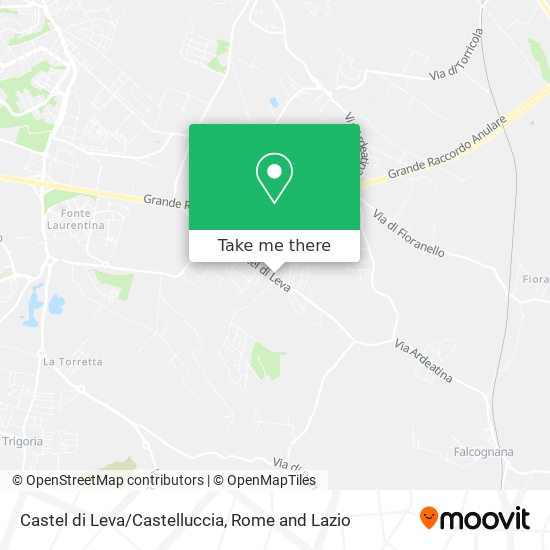 Castel di Leva/Castelluccia map