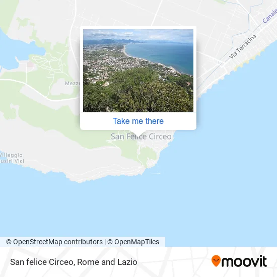San Felice Circeo map