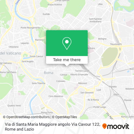 Via di Santa Maria Maggiore angolo Via Cavour 122 map