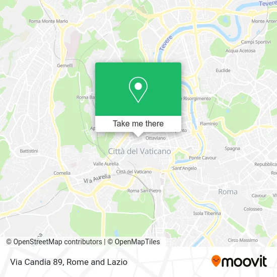 Via Candia 89 map