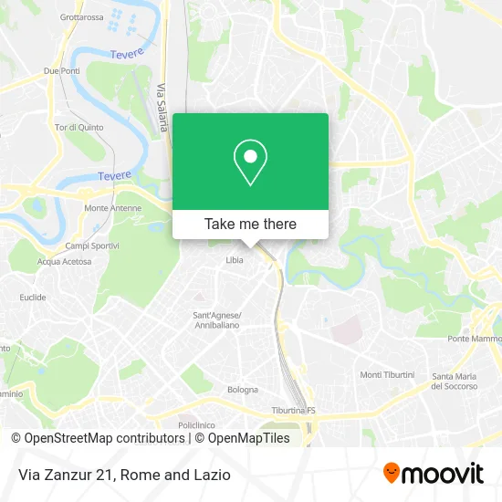 Zanzur Street 21 map