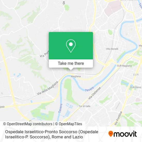 Ospedale Israelitico-Pronto Soccorso map