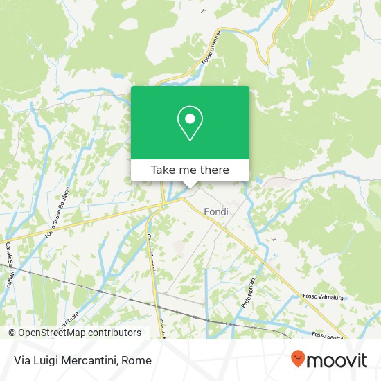 Via Luigi Mercantini map