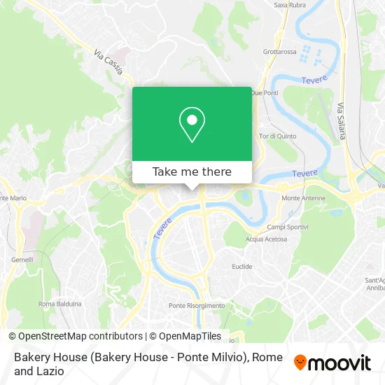 Bakery House (Bakery House - Ponte Milvio) map