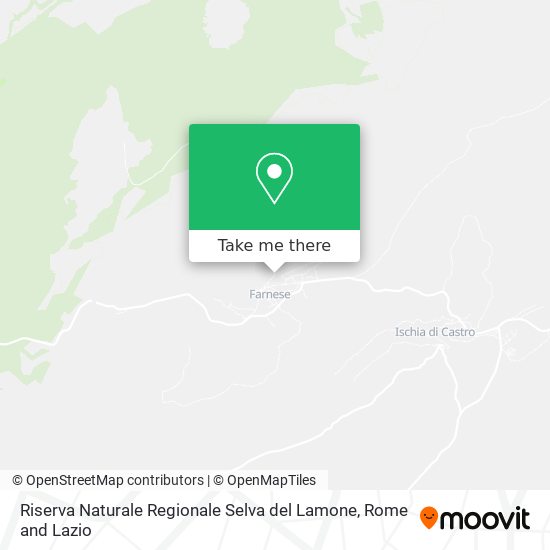 Riserva Naturale Regionale Selva del Lamone map