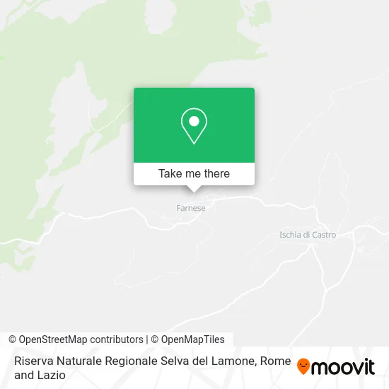 Selva del Lamone Regional Nature Reserve map