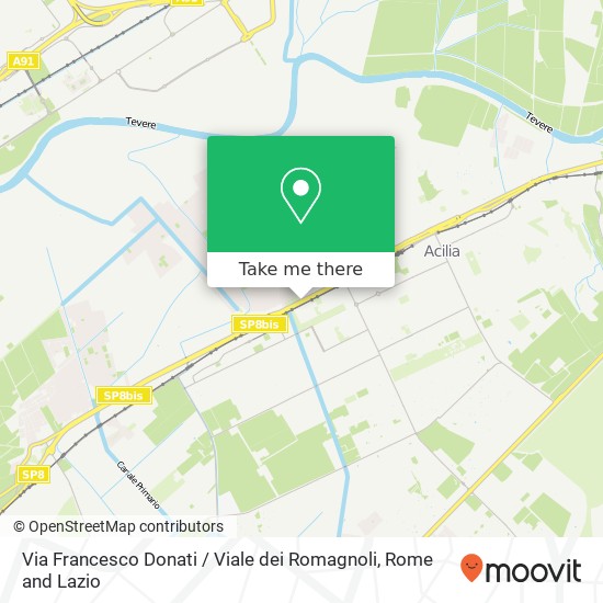 Via Francesco Donati / Viale dei Romagnoli map