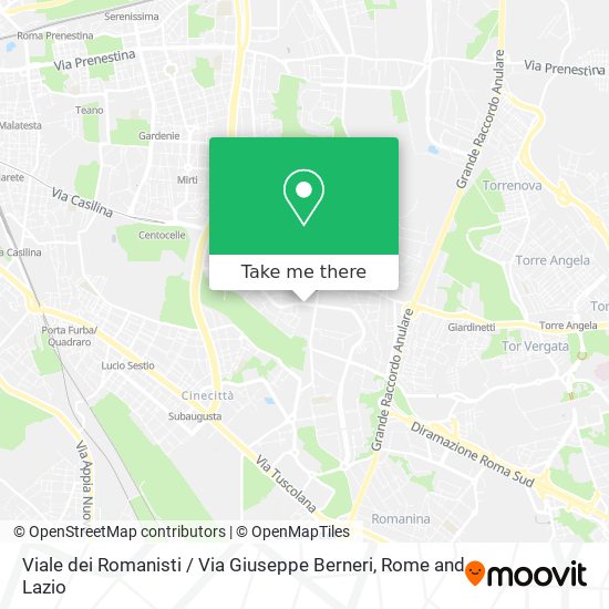Viale dei Romanisti / Via Giuseppe Berneri map