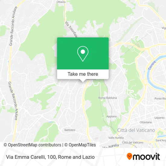 Emma Carelli Street, 100 map