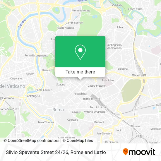Silvio Spaventa Street 24/26 map