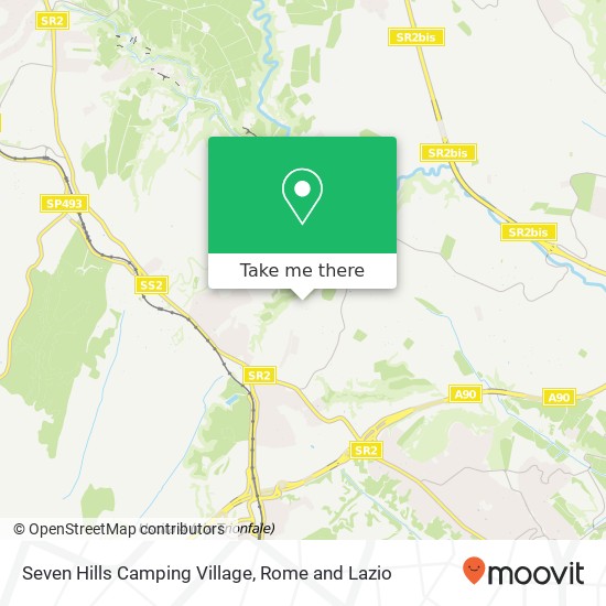 Seven Hills Camping Village map