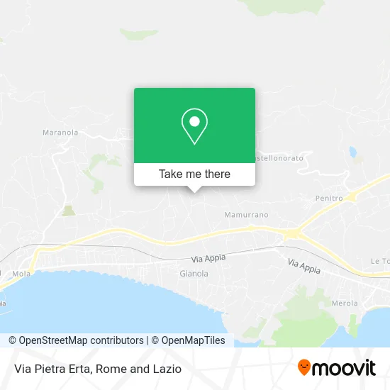 Pietra Erta Street map