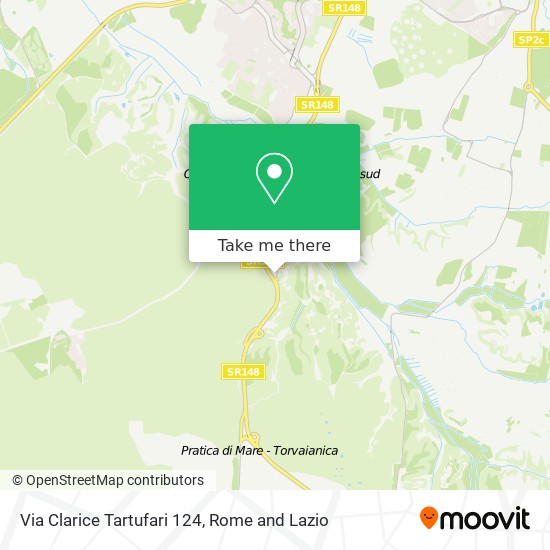Via Clarice Tartufari 124 map