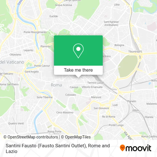 Santini Fausto (Fausto Santini Outlet) map
