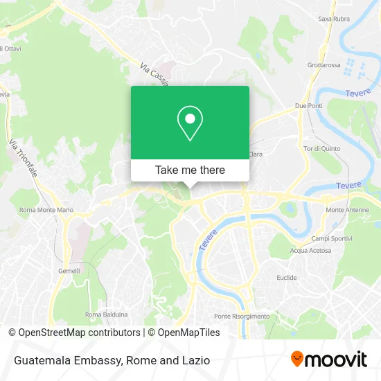 Guatemala Embassy map