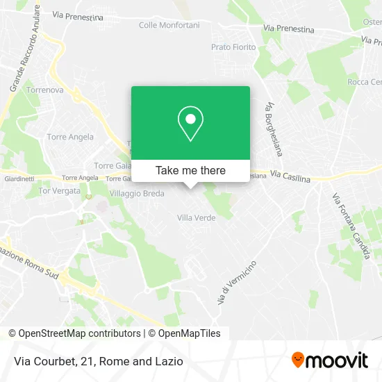 Courbet Street, 21 map