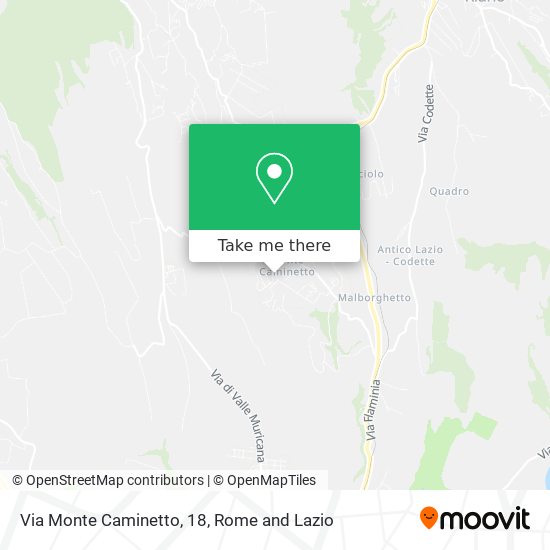 Via Monte Caminetto, 18 map