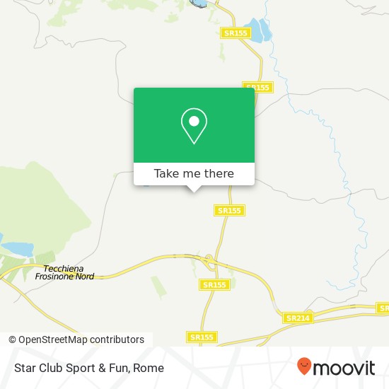 Star Club Sport & Fun map