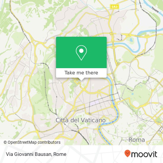 Via Giovanni Bausan map