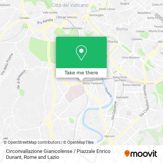 Circonvallazione Gianicolense / Piazzale Enrico Dunant map