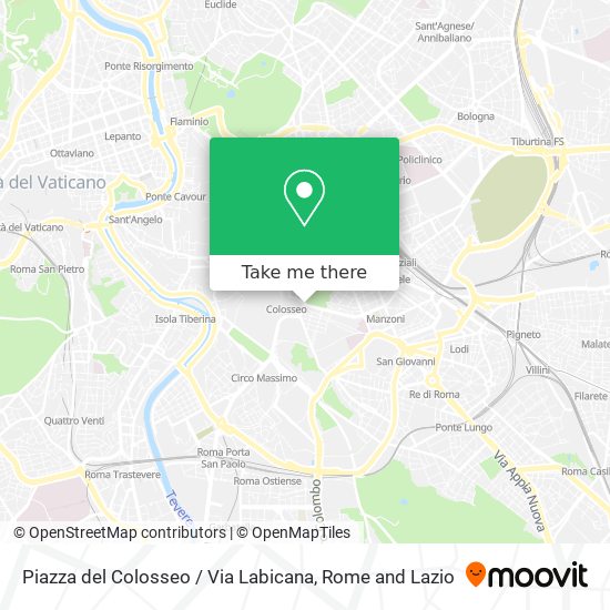 Piazza del Colosseo / Via Labicana map