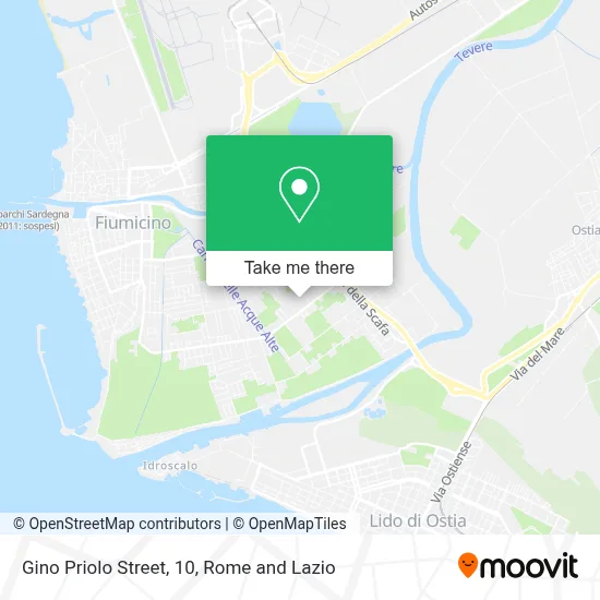 Gino Priolo Street, 10 map