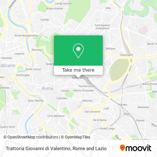 Trattoria Giovanni di Valentino map