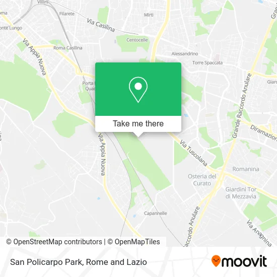 San Policarpo Park map