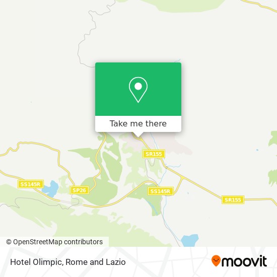 Hotel Olimpic map