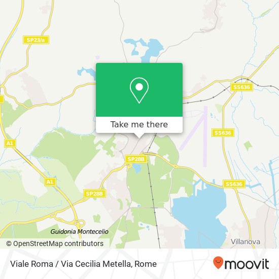 Viale Roma / Via Cecilia Metella map
