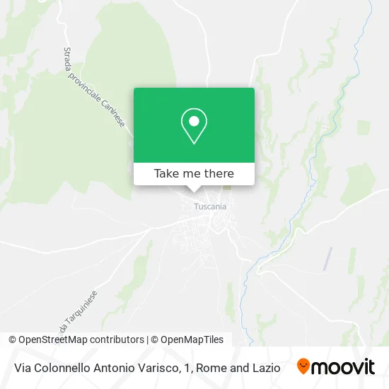 Colonel Antonio Varisco Street, 1 map