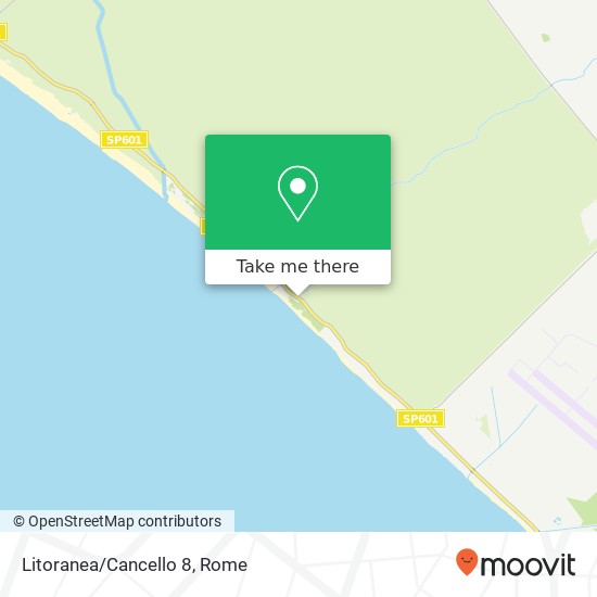 Litoranea/Cancello 8 map