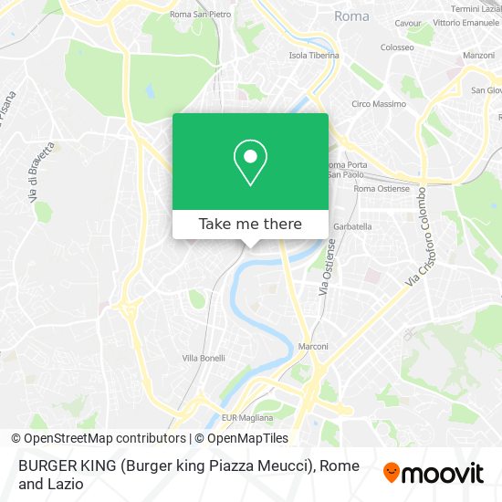 BURGER KING (Burger king Piazza Meucci) map